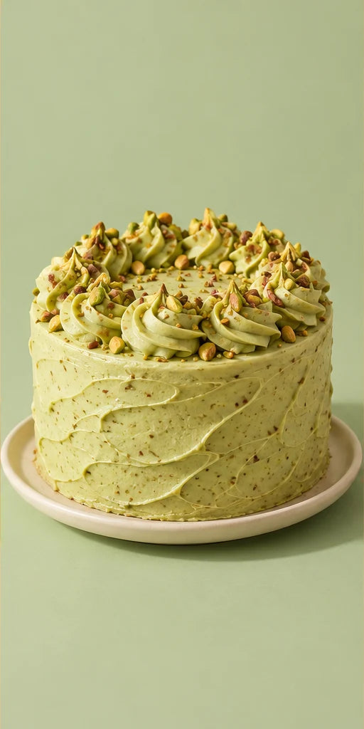 A Little Nutty pistachio and vanilla cake